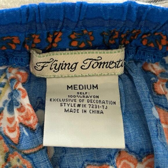 Flying Tomato Women Maxi Skirt Boho Hippie Festival Colorful Beachy Blue Medium - Picture 4 of 6